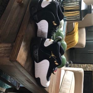 Jordan Jump-man Pro Black White Metallic Gold